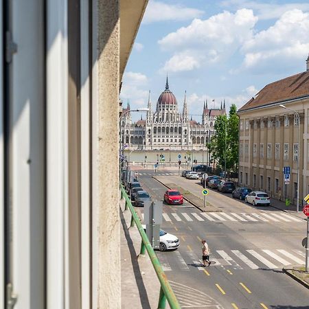 Apartmán Bright Studio With Parliament View, Free Parking Budapešť Exteriér fotografie