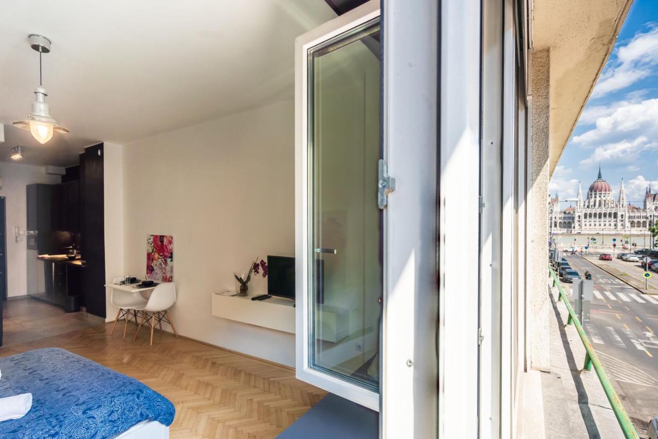 Bright Studio With Parliament View, Free Parking Budapešť Exteriér fotografie